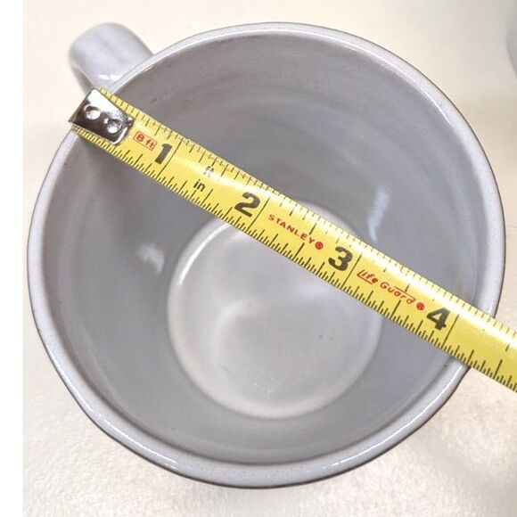 Crate & Barrell Snowflake Mugs, set of 2 - Picture 4 of 4